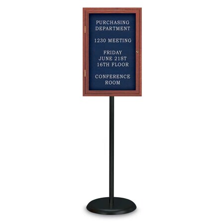 United Visual Products Corkboard, Triple Door, Radius Frame, 96x48", Satin/Keylime UV7006-SATIN-KEYLIME